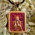 双财神唐卡吊坠 Wealth Gods Thangka Pendant
