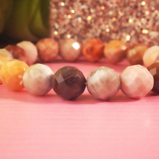 珊瑚玉手链 10mm Jade Coral Bracelet