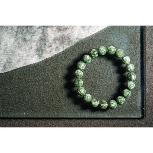 绿龙晶手链 Seraphinite Bracelet 绿龙晶手链 Seraphinite Bracelet