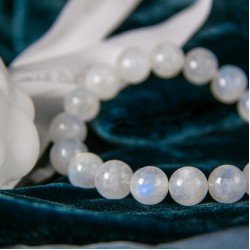 蓝月光手链 Blue Moonstone Bracelet