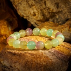 西瓜糖果萤石 10mm 西瓜糖果萤石 10mm