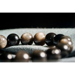 银曜石手链 Silver Obsidian Bracelet 银曜石手链 Silver Obsidian Bracelet