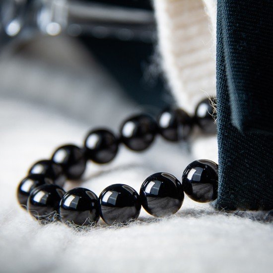 黑曜石手链 Obsidian Bracelet 黑曜石手链 Obsidian Bracelet