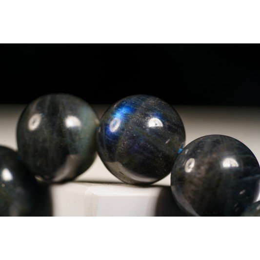 黑蓝月光手链 Black Moonstone Bracelet 黑蓝月光手链 Black Moonstone Bracelet