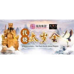 代烧太岁金 Intercession:Tai Sui Gold Joss Paper 代烧太岁金 Intercession:Tai Sui Gold Joss Paper
