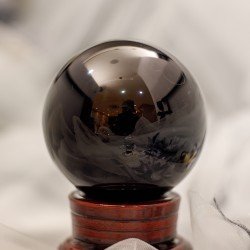 黑曜石水晶球 Obsidian Ball 8cm
