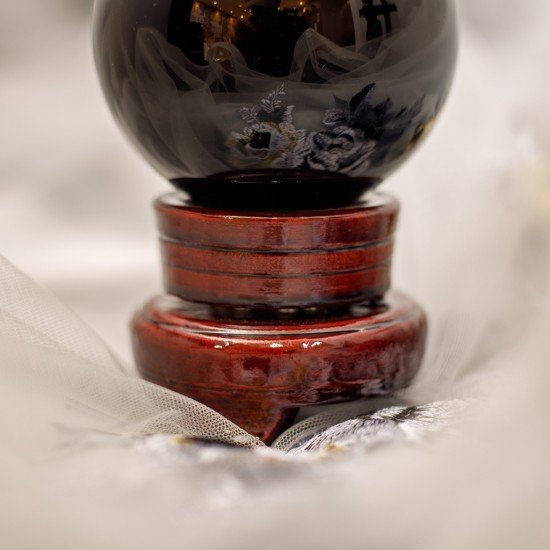 黑曜石水晶球 Obsidian Ball 6cm