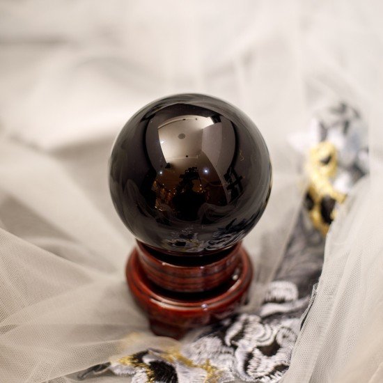 黑曜石水晶球 Obsidian Ball 6cm