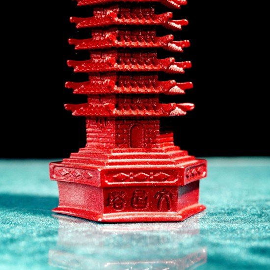 帝王砂十三层文昌塔 PAGODA IN CINNABAR 帝王砂十三层文昌塔 PAGODA IN CINNABAR