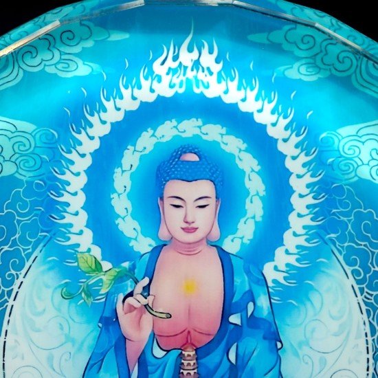 琉光溢彩药师摆件 Glazing Medicine Buddha Ornaments 琉光溢彩药师摆件 Glazing Medicine Buddha Ornaments