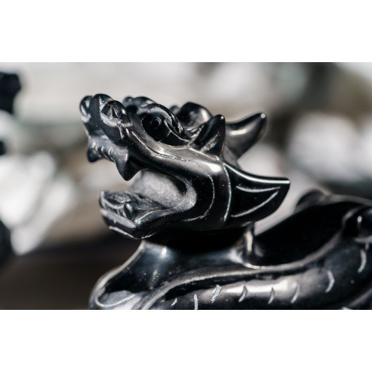 黑曜石貔貅 - 中 Obsidian Pixiu 