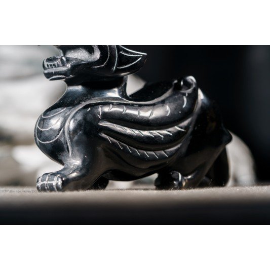 黑曜石貔貅 - 中 Obsidian Pixiu 