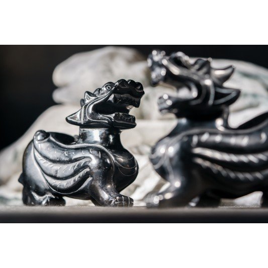 黑曜石貔貅 - 中 Obsidian Pixiu 