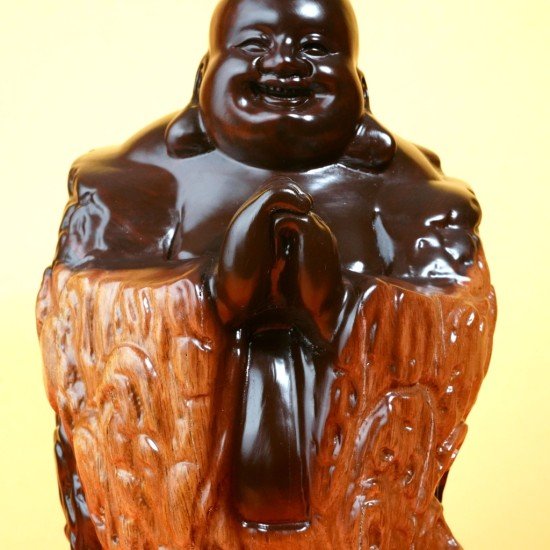 黑檀木笑佛 / 小 Black Wood Laughing Buddha