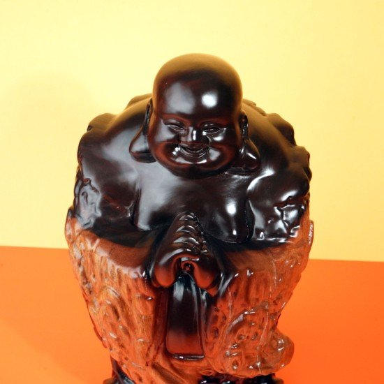 黑檀木笑佛 / 小 Black Wood Laughing Buddha