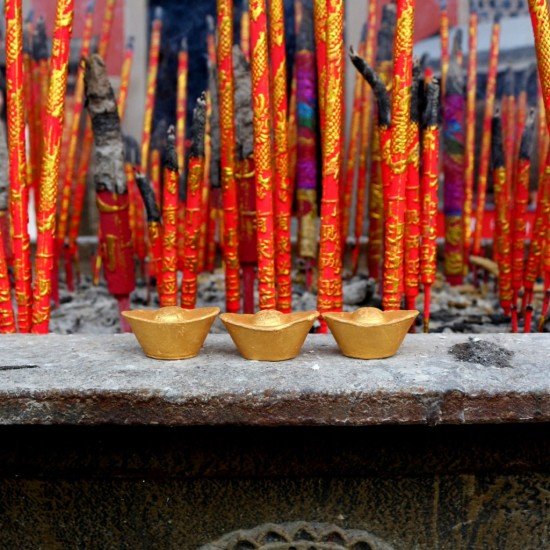 福海金元宝檀香 Fuhai Golden Sycee Sandalwood