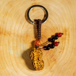 黄虎眼貔貅钥匙扣