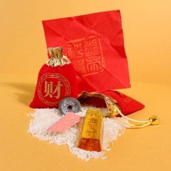 黄金万两补财库袋 Golden Wealth Treasure Lucky Bag 黄金万两补财库袋 Golden Wealth Treasure Lucky Bag
