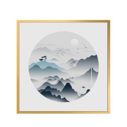 风水画 PT00087 : 前途無量 风水画 PT00087 : 前途無量