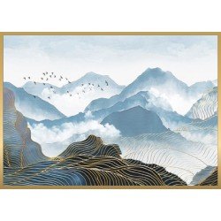 风水画 PT00019 : 鸿喜云集