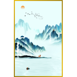 风水画 PT00028 : 云雾千山