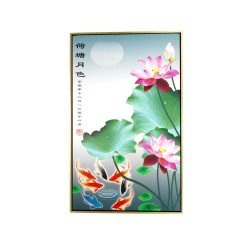 风水画 PT00119 : 荷塘月色 The Moonlit Lotus Pond 风水画 PT00119 : 荷塘月色 The Moonlit Lotus Pond